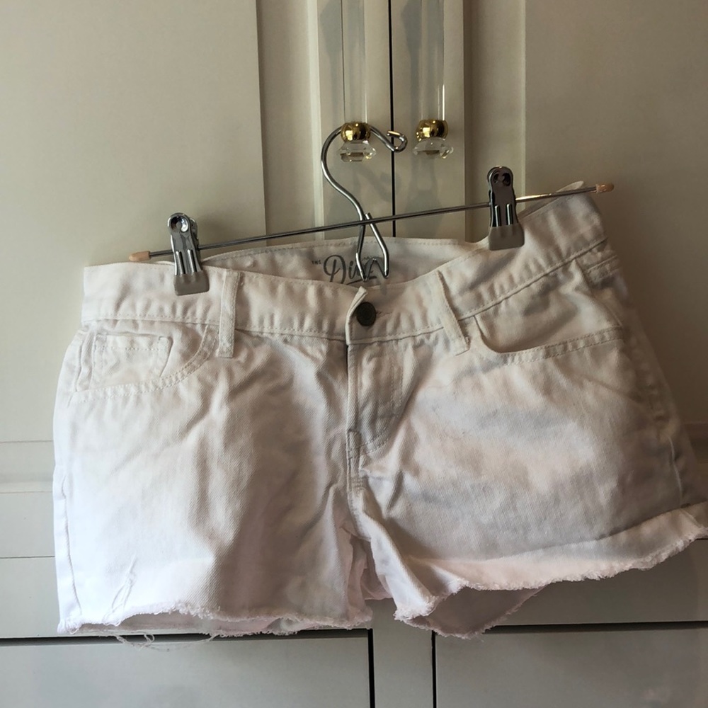 Old Navy White Jean Shorts